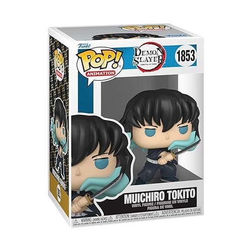 Funko Pop Animation: Demon Slayer - Muichiro - (Attack) - 1/6 Odds for Rare Chase Variant - Collectable Vinyl Figure - Gift Idea - Official Merchandise - Toys for Kids & Adults - Anime Fans