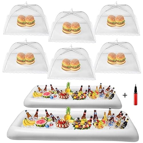 HBlife Inflatable Serving Bar & Food Cover Set