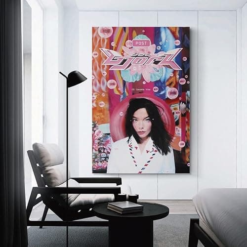 Post by Bjork Album Cover Canvas Poster Print Music Posters for Room Aesthetic Gift Unframe-style12x18inch(30x45cm) thumbnail 3