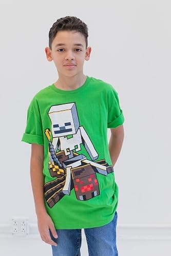 Minecraft Boys' 3-Pack T-Shirts Little Kid to Big Kid thumbnail 5