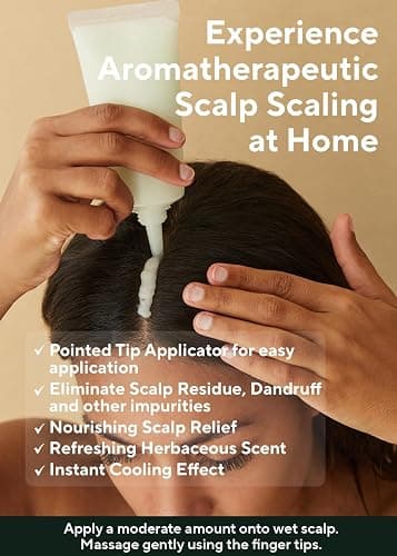 AROMATICA Rosemary Scalp Scrub 5.82oz / 165g | Scalp Treatment, Scalp Exfoliator with Salt Hair Scrub for Oily Scalp, Dandruff, Build Up Remover thumbnail 6