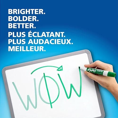 Expo Dry Erase Markers, Whiteboard Markers with Low Odour Ink, Fine Tip, Assorted Vibrant Colours, 16 Count thumbnail 4