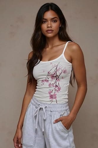 Y2k Aesthetic Cute Tee Vintage Street Women Graphic Kawaii Clothes Cutecore Slim Fit Crop Tops Camisole thumbnail 3