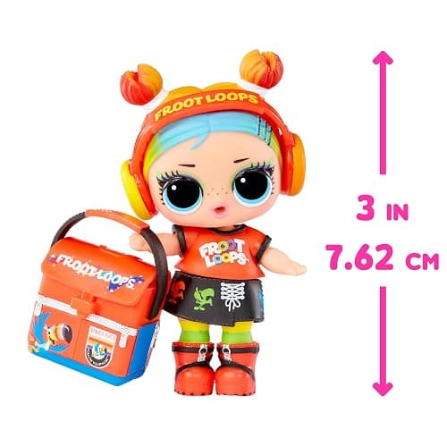 L.O.L. Surprise! Loves Mini Sweets S3 Deluxe- Kellogg's with 4 Dolls, Accessories, Limited Edition Dolls, Candy and Cereal Theme, Kellogg’s Theme, Collectible Dolls- Great Gift for Girls Age 4+ thumbnail 2