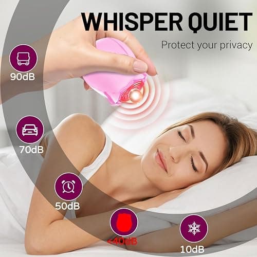 Enhanced 10 Mode 2026 New Purple Roses Flower Toy for Women, Whisper-Quiet & Waterproof Design Toys (Pink) thumbnail 4