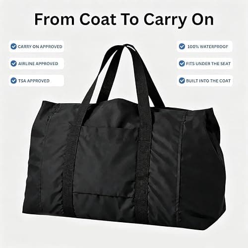 Genérico Voyage Coat Travel with Hidden Pockets, 16 Pockets Zipper The Packable Travel Jacket Coat for 14lbs Clothes Airplane Camping thumbnail 6
