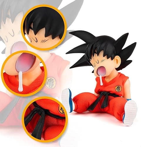 KELAKE GK Goku Action Figure Statue Figurine DBZ Action Figure Super Saiyan Birthday Gifts PVC 4 Inch thumbnail 6