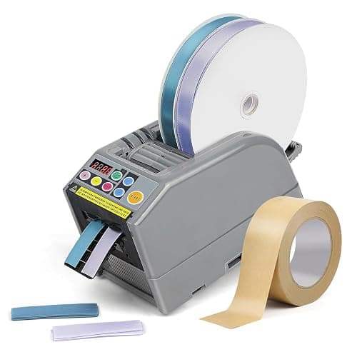 Ribbon Cutting Machine, Automatic Tape Dispenser, 999mm Precision Cut, Ideal for Shipping, Schools, Restaurants, Business & Home thumbnail 8