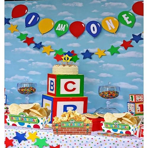Zliisang 24 Pcs Cartoon Friends Party Supplies Green Blue Red Paper Food Trays Disposable Serving Tray Nacho Trays Food Boats for Cartoon Birthday Decorations thumbnail 4