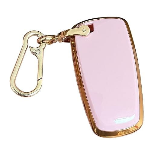 QIXIUBIA Keyless Entry Remote for Ford Key Fob Cover Protective Shell Fits for Ford Edge Escape Expedition Explorer Fusion Mustang Ranger F-150 F-250 (4-Button-A-Pink) thumbnail 5
