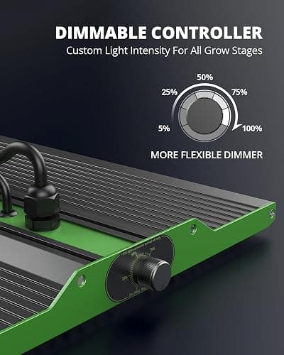 VIPARSPECTRA Upgraded P4000 Led Grow Lights for Indoor Plants Dimmable Full Spectrum Commercial Grow Lamp for Seedlings Veg/Bloom in 5x3 Grow Tents Greenhouses thumbnail 2