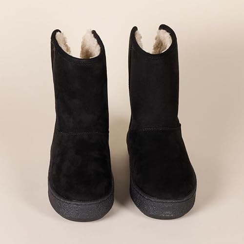 Amazon Essentials Women's Shearling Ankle Boot thumbnail 6