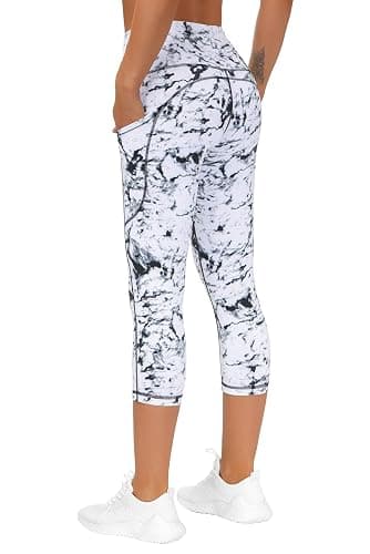THE GYM PEOPLE Womens' Yoga Pants High Waist with Pocket Tummy Control thumbnail 3