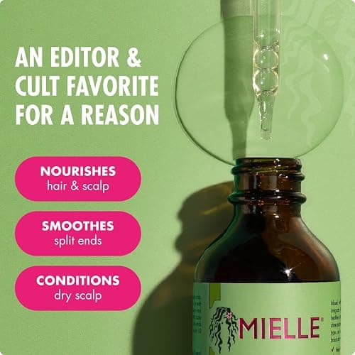 Mielle Organics Rosemary & Mint Hair Oil - Strengthening Biotin Oil Infused Frizzy & Damaged Hair Care - Split Ends & Dry Scalp Treatment to Support Longer, Healthier Strands, 2 Ounce thumbnail 4