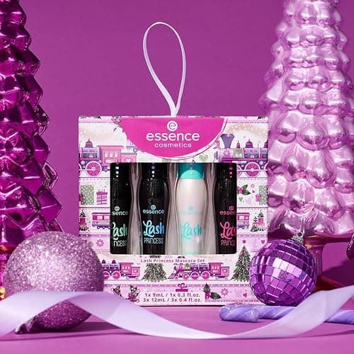 essence Lash Princess Mascara Holiday Gift Set | 4 Vegan & Cruelty-Free Mascaras | False Lash Effect, Waterproof, Primer, Curl & Volume | Stocking Stuffer for Beauty Lovers thumbnail 3