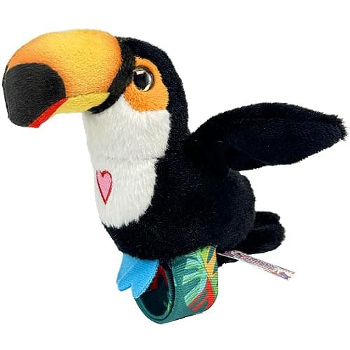 Happy Yappers: Birds 2 Pack - Toucan & Flamingo - Slap Bracelet Interactive Plush Toy Birds, They Chat-Sing-Mimic Each Other, Flap Wings, Kids 3+ thumbnail 9