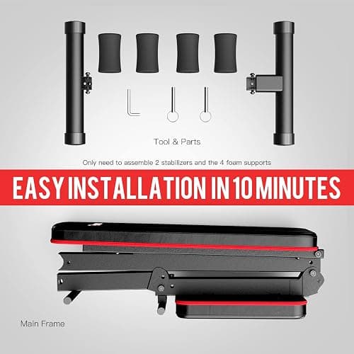 PASYOU Adjustable Weight Bench Full Body Workout Multi-Purpose Foldable Exercise Workout Bench for Home Gym Incline Decline thumbnail 8