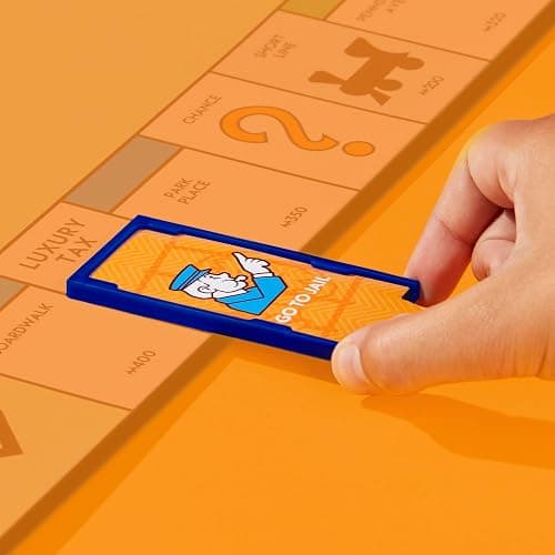 Monopoly Go to Jail Expansion | Add More Fun to Classic Monopoly Game and Play Faster | Ages 8+ | 2-6 Players | 40 Mins. | Family Board Games | Kids thumbnail 5
