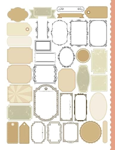 Junk Journal Cutouts: Vintage Designs: From Botanicals to Travel, 350+ Timeless Images for Creative Journaling (My Junk Journal Supplies) thumbnail 8