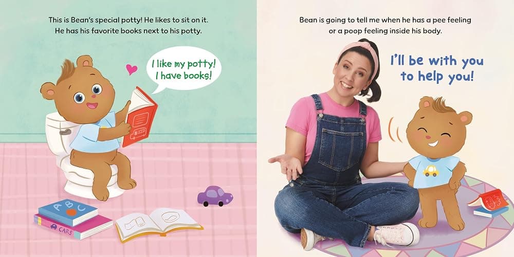 Potty Time with Bean (Ms. Rachel) (Books by Ms. Rachel) thumbnail 6
