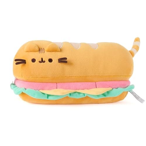 GUND Pusheen Sub Sandwich Squisheen 11-Inch Squishy Plush Toy; Ages 8+ | Promotes Exciting Character Roleplay, Early Sensory Discovery, and Creative Storytelling; Soft, Comforting, Collectible Plush - Image 1