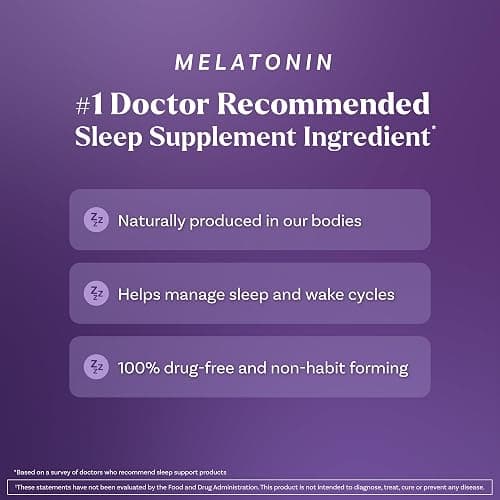 Natrol Melatonin 10 mg Fast Dissolve Tablets, Strawberry, 100 Count | Sleep Support for Adults, for Occasional Sleeplessness, No Water Needed, 100% Drug-Free, Non-Habit Forming thumbnail 4