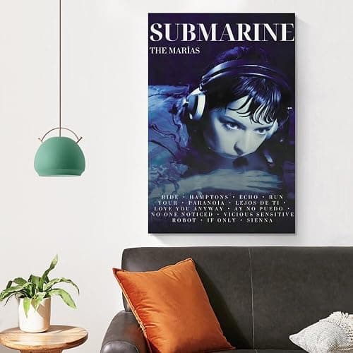 The Marias Submarine 1 Canvas Poster Bedroom Decoration Landscape Office Valentine's Birthday Gift Unframe-style08x12inch(20x30cm) thumbnail 4