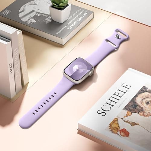 DaQin Sport Band Compatible with Apple Watch Bands 40mm 41mm 42mm 44mm 45mm 46mm 49mm 38mm Women Men, Soft Silicone Waterproof Wristband Strap for iWatch Band Series 11 10 9 8 7 6 5 4 3 2 1 SE Ultra thumbnail 3