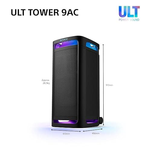Sony ULT TOWER 9AC - Ultimate Bluetooth Party Speaker, Mains Powered, 2 x ULT POWER SOUND modes, X-Balanced Speaker, 360 Lighting & Sound, Karaoke Inputs - Black thumbnail 12