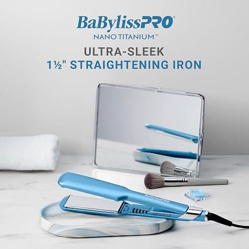 BabylissPRO Nano Titanium Ultra-Sleek Hair Straightener, Flat Iron for All Hair Types thumbnail 5