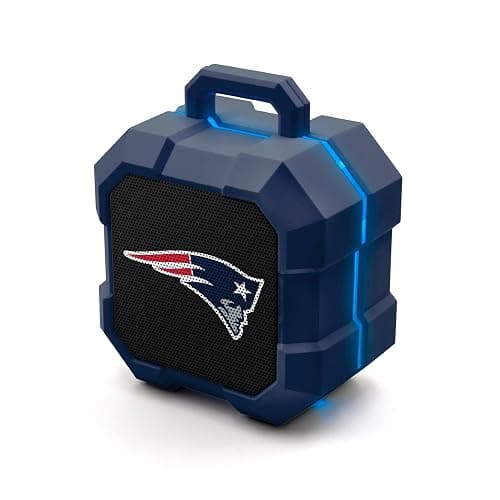 SOAR NFL Shockbox LED Wireless Bluetooth Speaker - Water Resistant IPX4, 5.0 Bluetooth with Over 5 Hours of Play Time - Small Portable Speaker - Officially Licensed NFL, Perfect Home & Outdoor Speaker - Image 1
