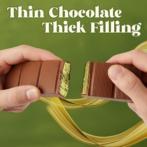 Dubai Chocolate Bar ‒ 2.3 oz | Milky Crispy Chocolate with Crunchy Kunafa & Rich Pistachio Paste ‒ Gourmet Dessert Bar thumbnail 5
