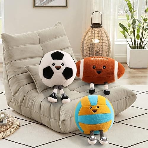 Funny Volleyball Pillow with Legs – Cute Stuffed Animal Toy for Boys Girls, Volleyball Throw Pillow Gift for Room Decor, Couch or Bed (Volleyball 11 Inch) thumbnail 6