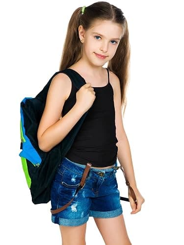 SATINIOR 4 Pieces Girls Dance Tank Top Sleeveless Spaghetti Strap Crop Tank Top for Dancewear thumbnail 5