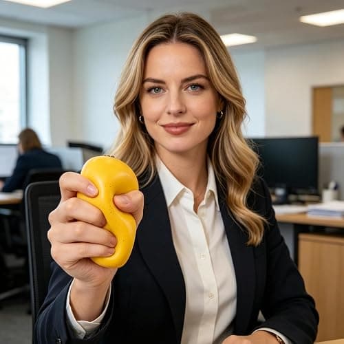 GWZTIO Squishies Mango, Big Fruit Squishies, Color Changing Sensory Tool for Anxiety Relief, Portable Desk Stress Ball for Office Workers and Adult Users thumbnail 6