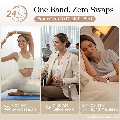 Butifacion Apple Watch Bands for Women: Braided Strap Fit All iWatch Models | 4 Pack Stretchy Breathable Bands with Secure Magnetic Clasp, Quick Adjustment, Durable for All-Day Comfort, Machine Washable thumbnail 2