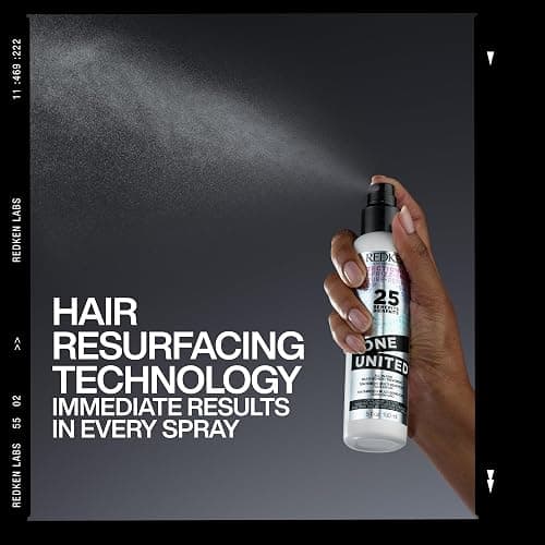 Redken One United All-In-One Leave In Conditioner - Multi-Benefit Leave In Treatment For All Hair Types, Heat Protectant and Detangler Spray, Paraben-Free thumbnail 6