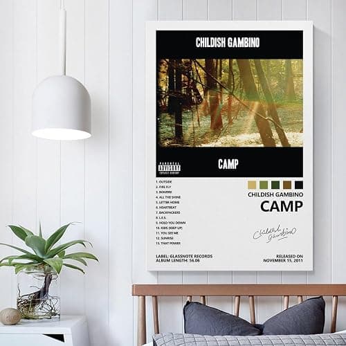 CHAUE Childish Poster Gambino Camp Album Cover Poster for Bedroom Aesthetic Canvas Art Wall Decor 12x18inch(30x45cm) thumbnail 5