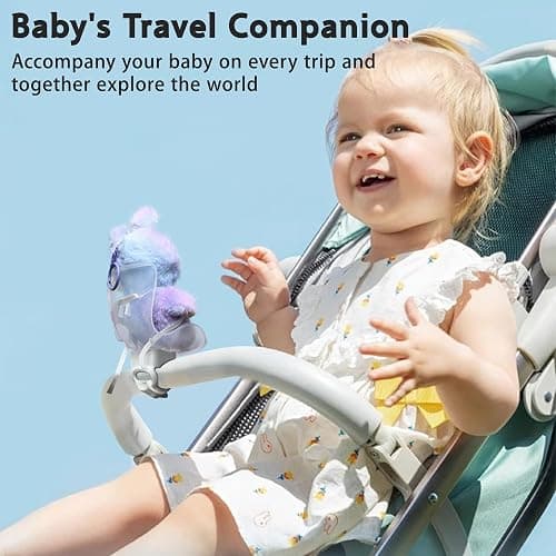 Doll Car Seat for 17cm Dolls, Can Be Used for Bicycles, Motorcycles Baby Strollers, Cute Ornament for Blind Box Doll Fans, Collectors thumbnail 5