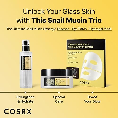 COSRX Advanced Snail Hydrogel Eye Patch (60pc), Gel Serum Mask, Puffy Undereye Treament, Fine Lines, Refresh, Hydrate, Korean Skin Care, Stocking Stuffers for Women thumbnail 9