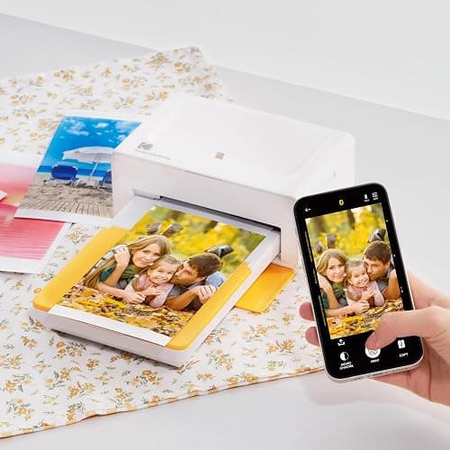 KODAK Dock Plus 4PASS Instant Photo Printer, 4x6” Portable Picture Printer, Bluetooth & Dock 2-in-1 Home and Gift Printer for iPhone & Android, 50 Sheets Bundle thumbnail 8