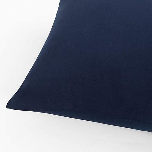 FLXXIE Microfiber Pillow Cases Queen Size Set of 2, Soft Pillowcases with Envelope Closure, Wrinkle Resistant Pillow Covers, 20x30, Navy thumbnail 8