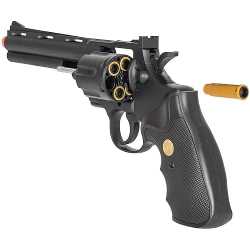 Airsoft 357 Magnum Revolver Full Size Spring Pistol Hand Gun w/Shells 6mm BB thumbnail 5