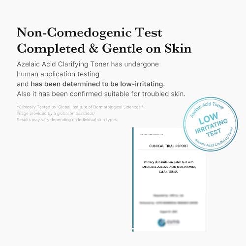 medicube Azelaic Acid Niacinamide Clarifying Toner | Troubled Skin Care, Ideal for Purifying & Calming | 4% Azelaic Acid & 2% Niacinamide| Soothing Daily Toner | Korean Skin Care | 8.45 fl.oz thumbnail 5