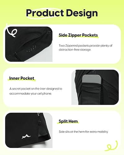 #11 maamgic Boys Athletic Shorts with Liner Teens Youth 2 in 1 Active Running Shorts thumbnail 3