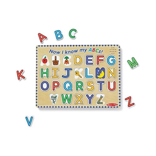 Melissa & Doug Wooden Alphabet Sound Puzzle - Wooden Puzzle with Sound Effects (26 pcs) - FSC Certified thumbnail 5