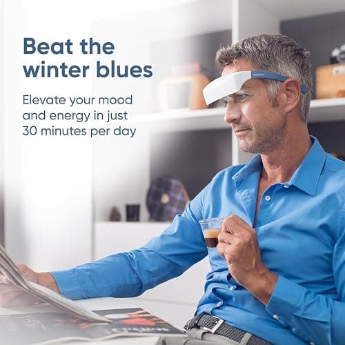 Luminette 2 Light Therapy Glasses (Updated 2024) - Wearable Happy Lamp - Natural Relief for Sleep Problems, Seasonal Mood Disorders, and Jet Lag - Portable Daylight Lamp thumbnail 2