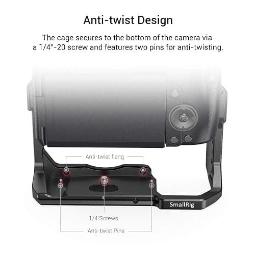 SMALLRIG R Cage pour Canon R avec Anti-Torsion Structure - 2803 thumbnail 2