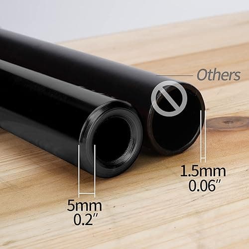 WEIYINGSI Universal 7/8 Inch 22mm Dirt Bike Handlebars, Upgraded Pit Bike Handlebar with Foam Pad for Motocross CRF YZF KXF KLX RMZ DRZ Pit Dirt Bike ATV Quad - Black - Black - WITH Foam Pad thumbnail 4
