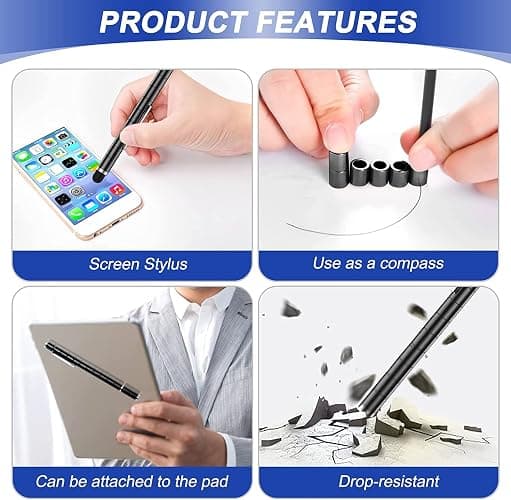 Fun Men Gifts Fidget Gel Pens - Unique Birthday Gift for Mens, Novelty Christmas Stocking Stuffers Easter Anniversary Valentines Day White Elephant Present Ideas Gadget, Cool Secret Santa Gift for Him thumbnail 6